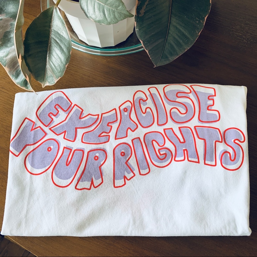 Outdoor Voices Exercise Your Rights ACLU Shirt S